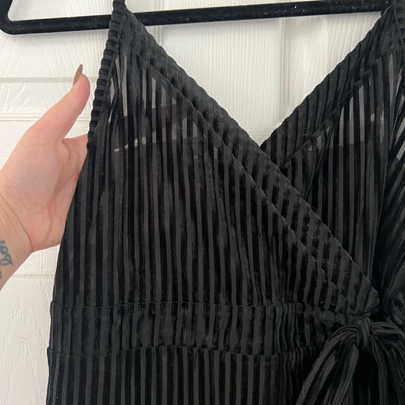 Forever 21 Mesh + Velvet Bodysuit - Picture 2 of 5